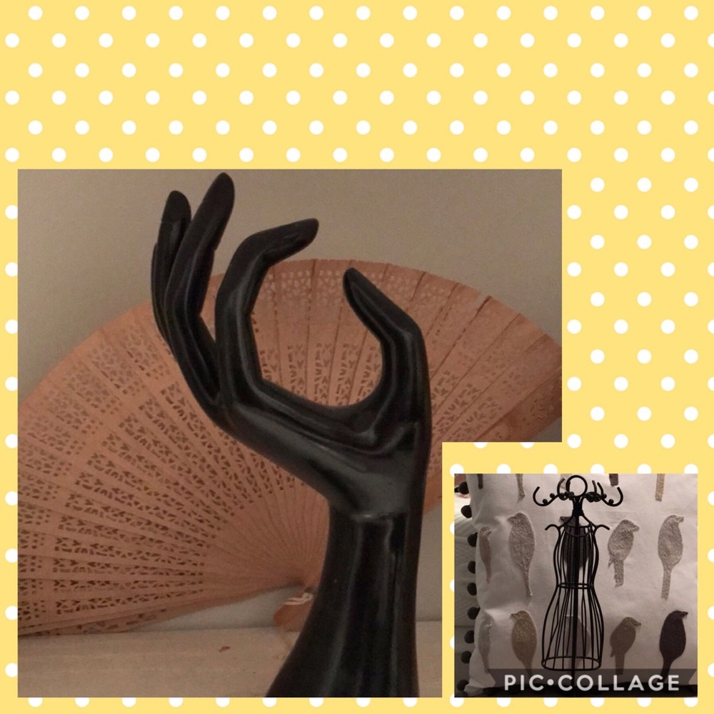 Jewelry holder-ring holder and necklace holder